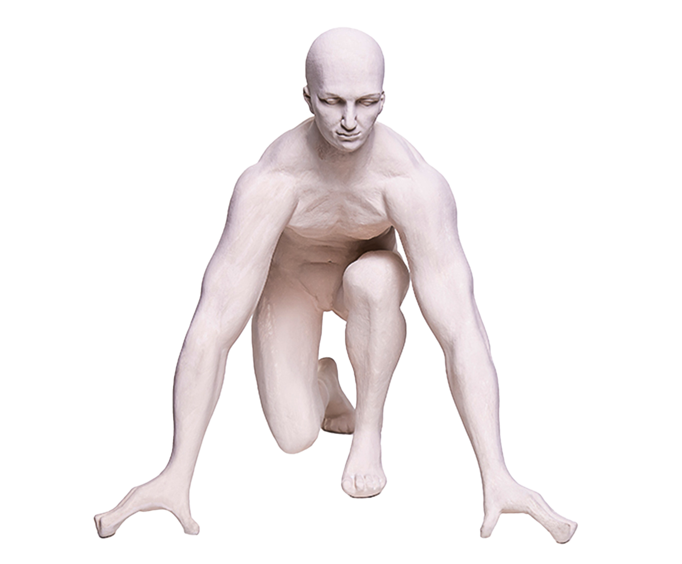 Escultura Atleta Creme image number 0