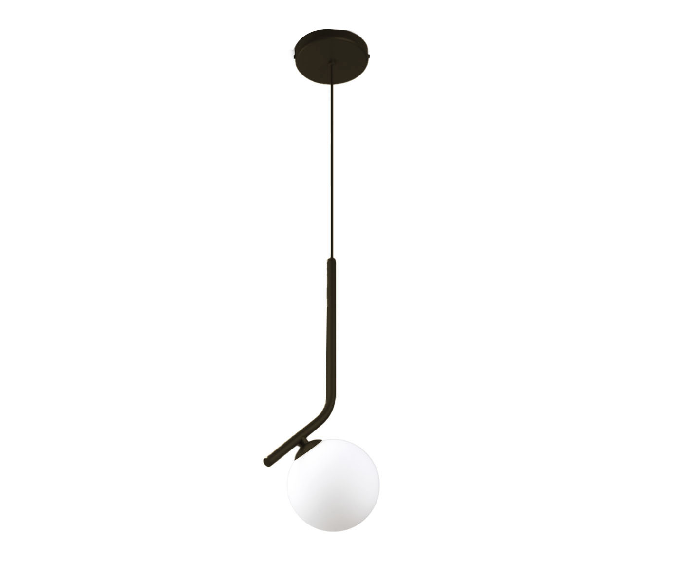 Pendente Globo Preto Bivolt image number 0