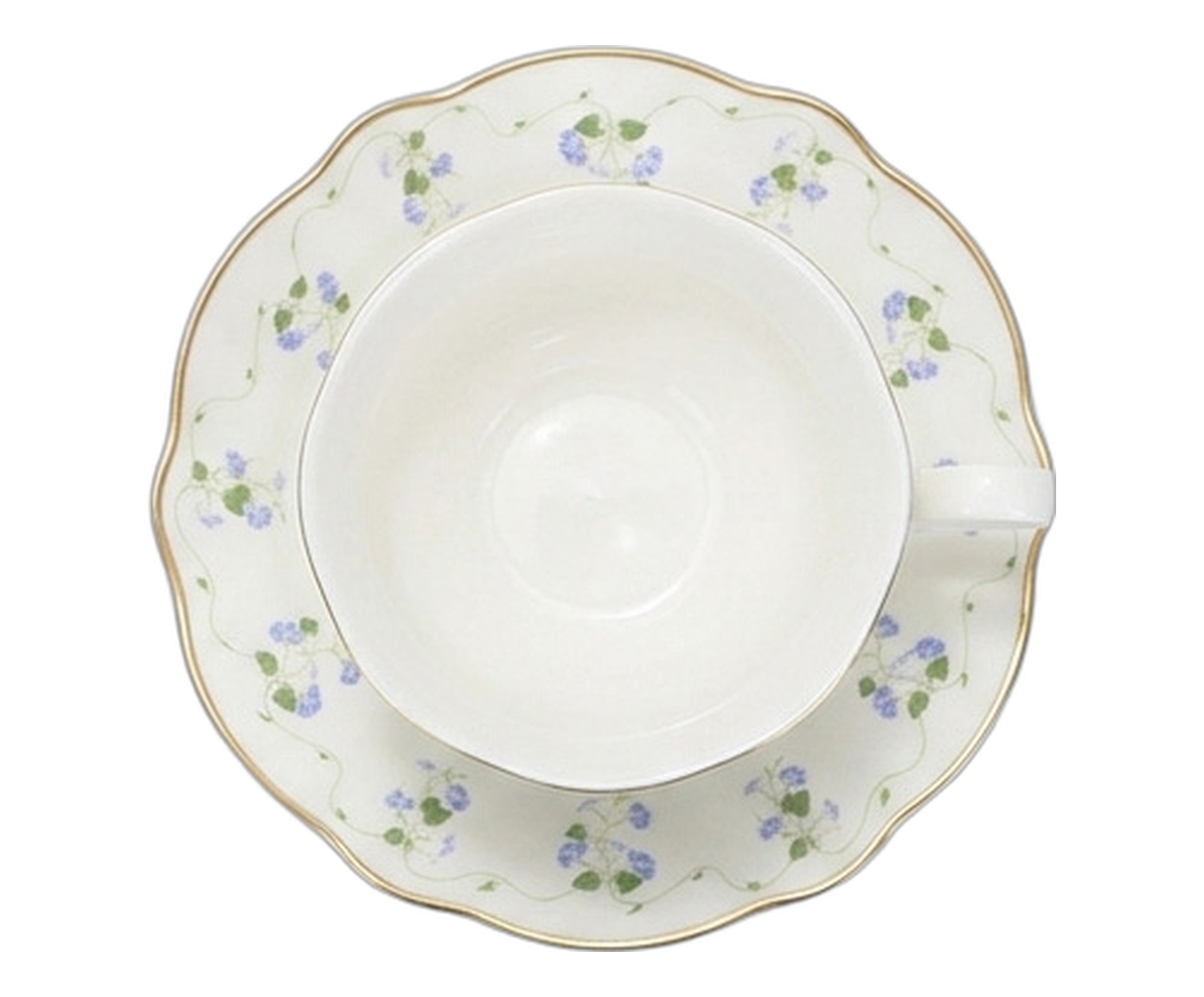 X&iacute;cara para Caf&eacute; com Borda Dourada em New Bone China Royal Romantic image number 2