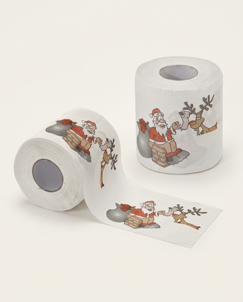 Rolo de Papel Higi&ecirc;nico Papai Noel e Rena image number 3