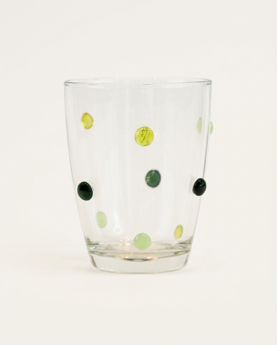 Copo de Vidro Gemas Mix Verde - image 0