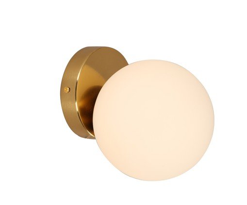 Arandela Erasmo Branco e Dourado - image 0