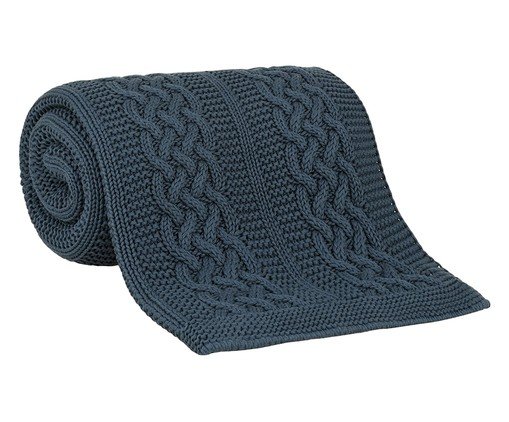 Manta Tricot Castello Luxus Azul - image 0