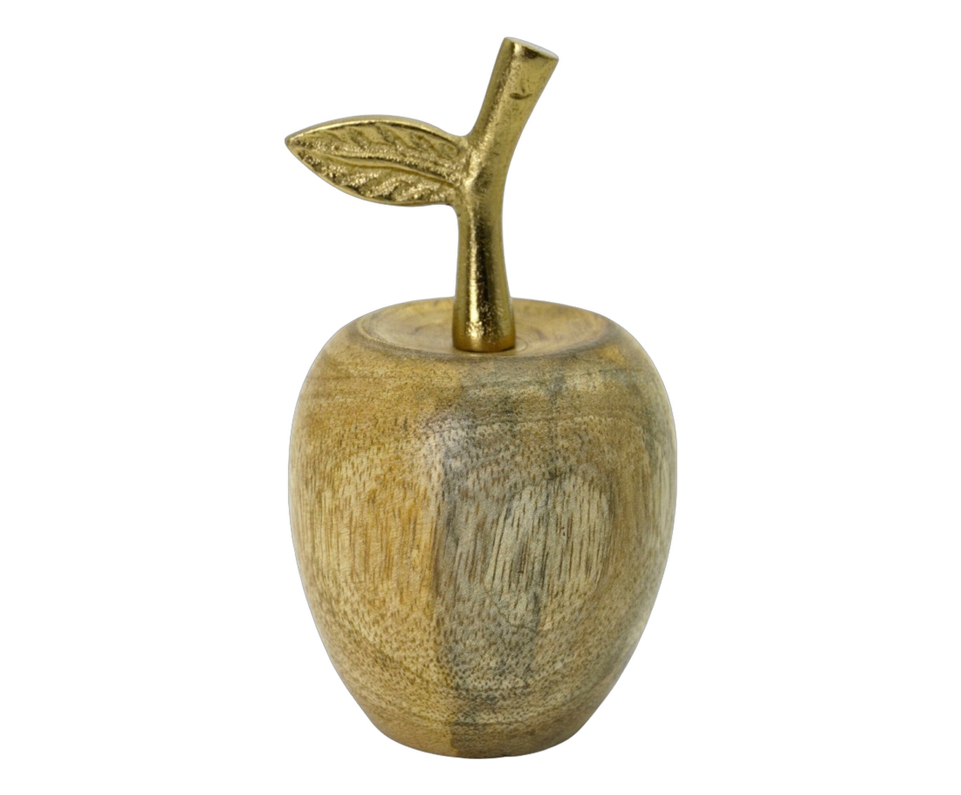 Ma&ccedil;a Decorativa Florpom Dourado e Marrom image number 0