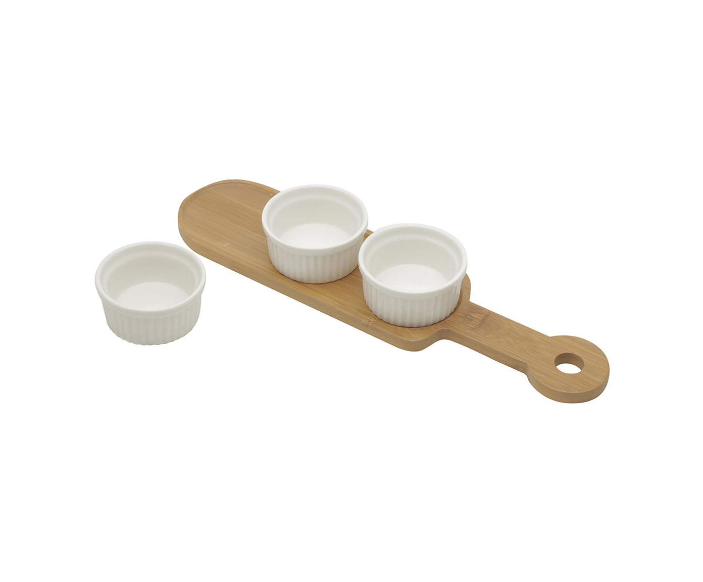 Jogo de Petisqueiras Wolff com Bandeja Branco II - image 1