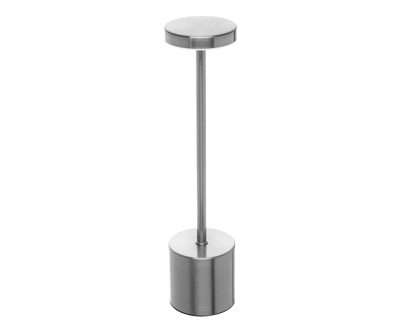 Lumin&aacute;ria de Mesa em Led Cosmos Prateado - image 1