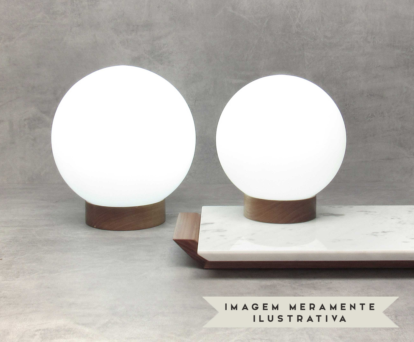 Lumin&aacute;ria de Mesa Alba Bivolt - 27 cm image number 2