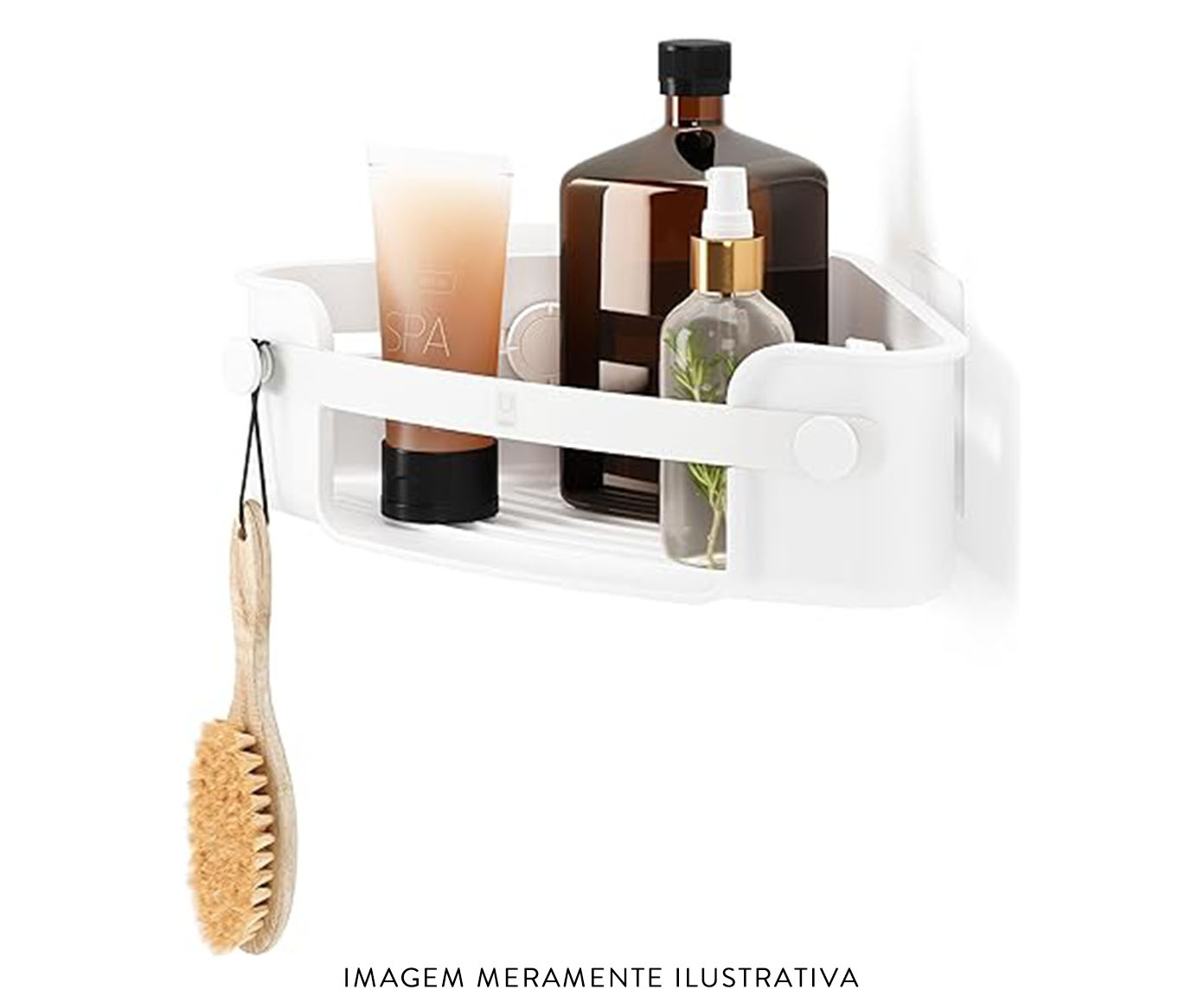 Flex Adhesive Corner Bin Branco image number 3