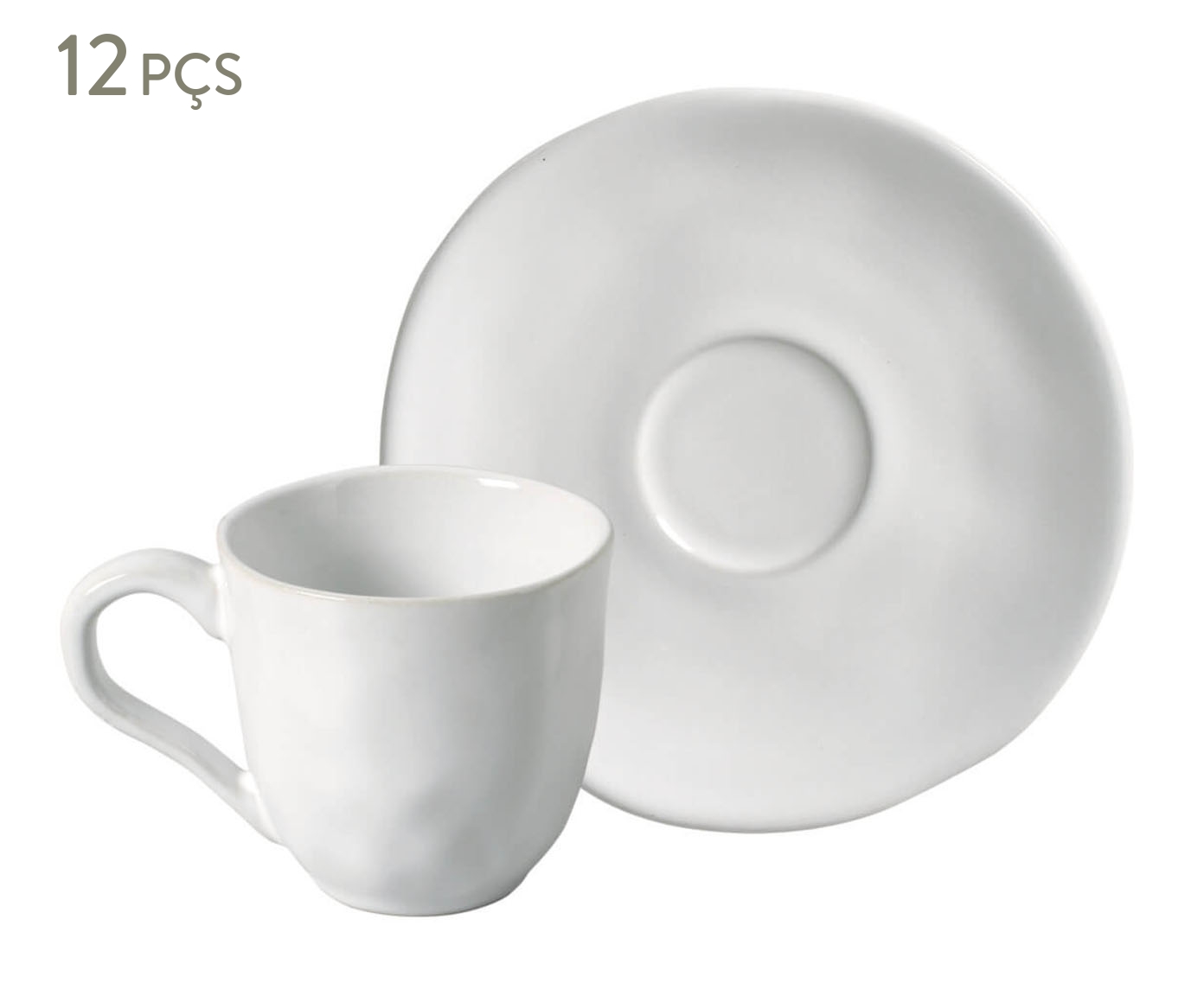 Jogo de X&iacute;caras para Caf&eacute; Org&acirc;nico New White - image 0