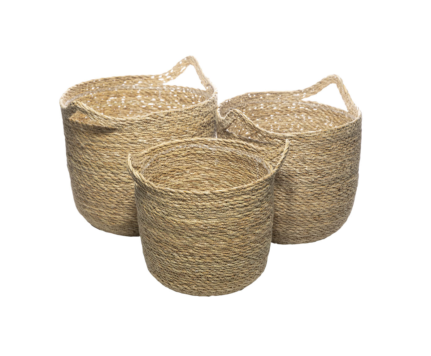 Jogo de Cachepots em Fibra Natural image number 4