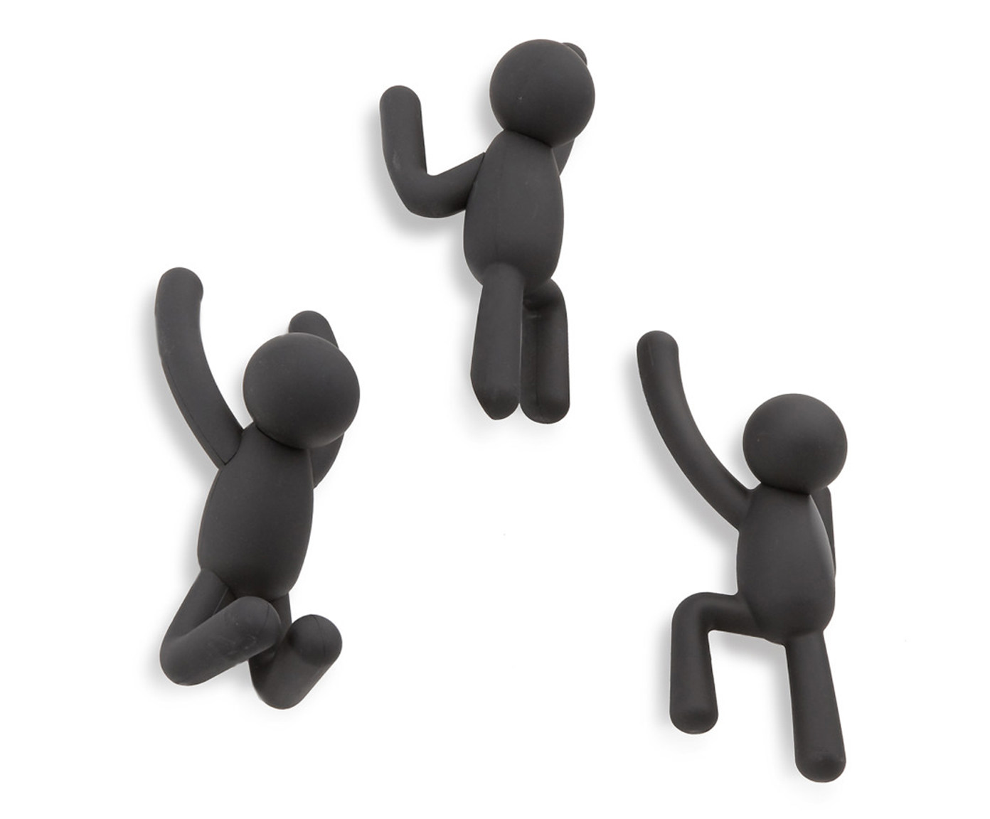 Jogo de Parede Cabideiro Buddy - Preto image number 1