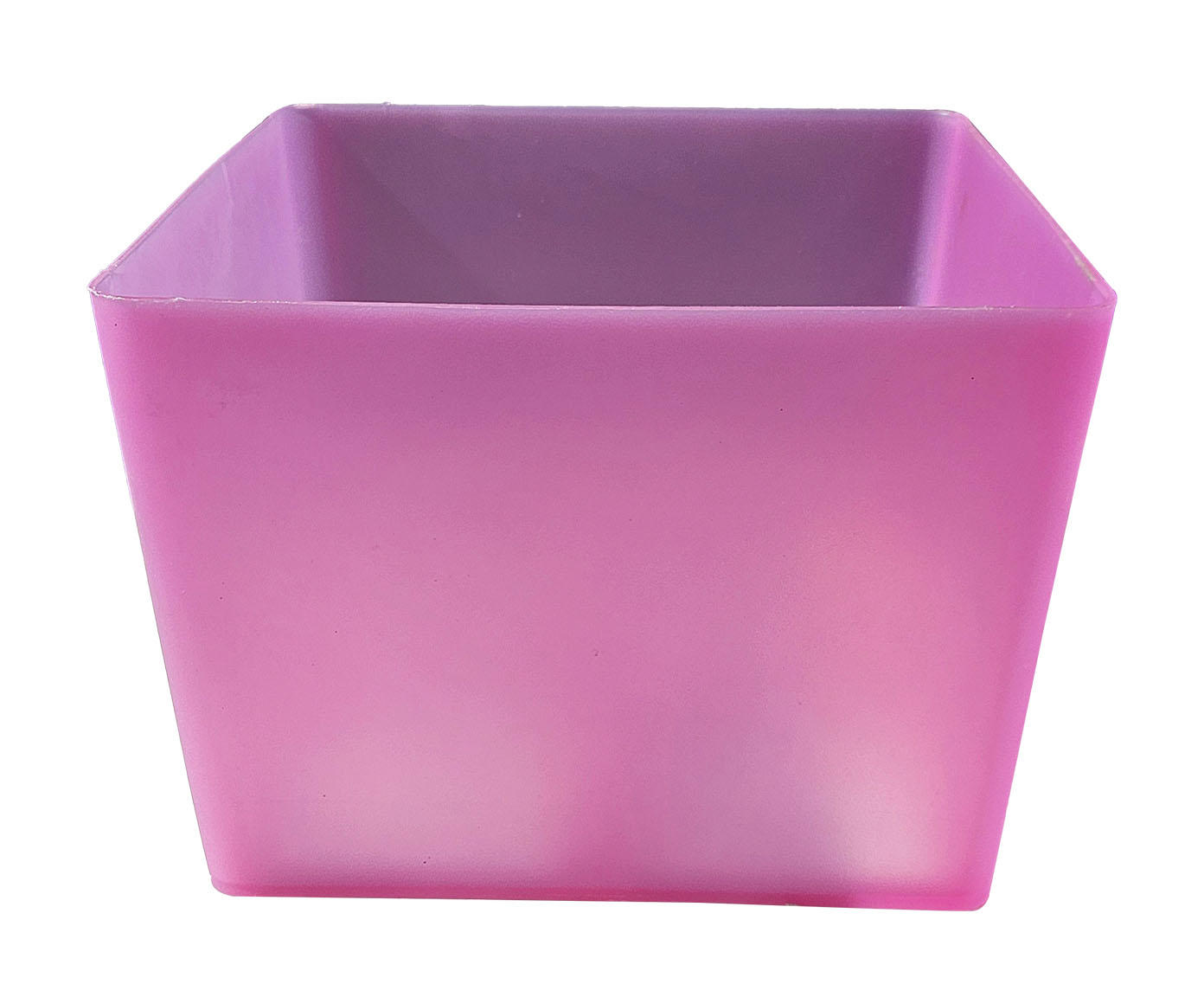 C&uacute;pula Polim&eacute;rica Quadrada Rosa - image 0