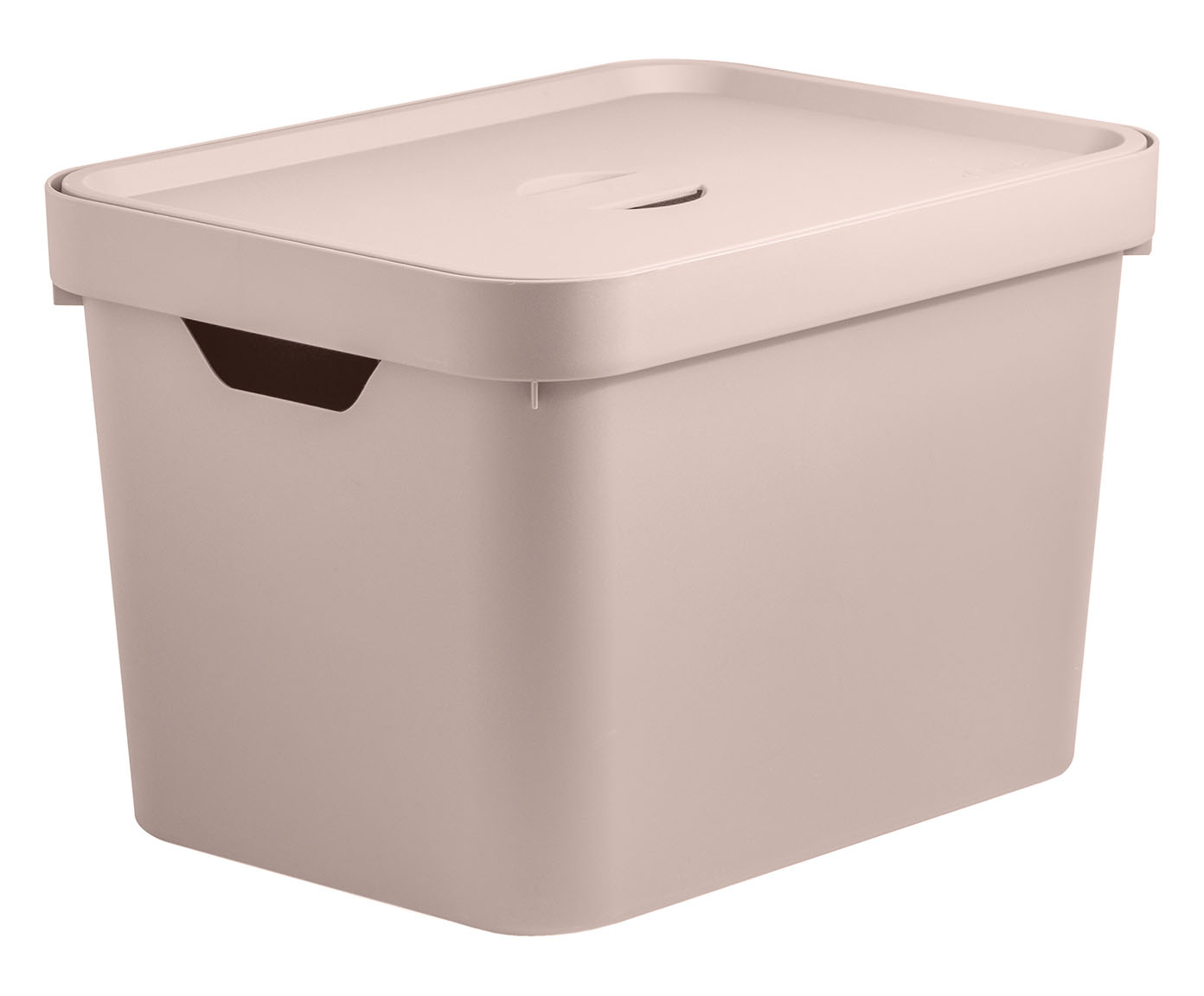 Caixa Organizadora Cube com Tampa Rosa - 36X24,5X27cm - image 0