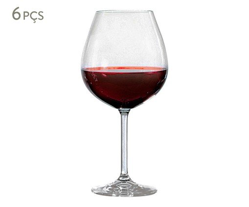 Jogo de Ta&ccedil;as para Vinho Tinto em Cristal Hydros image number 0