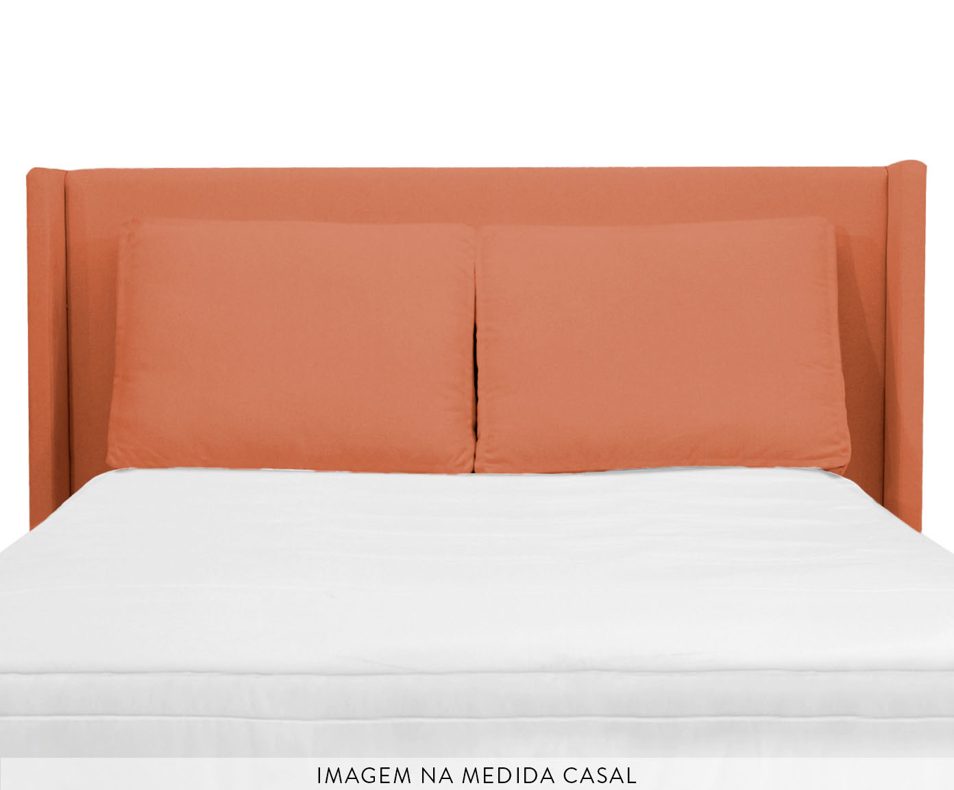 Cabeceira com Almofad&atilde;o em Lona Classic Telha - image 0