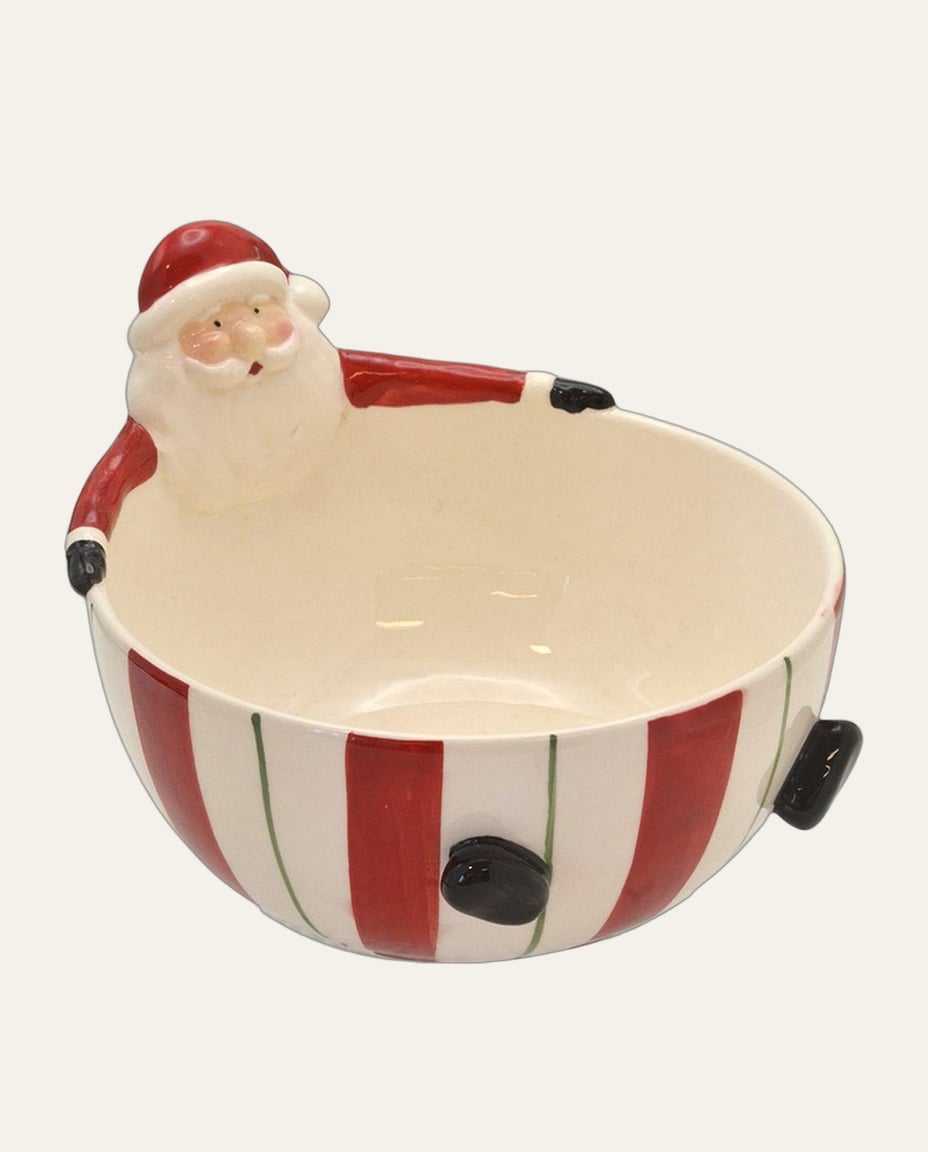 Tigela Natalina em Cer&acirc;mica Papai Noel - image 0