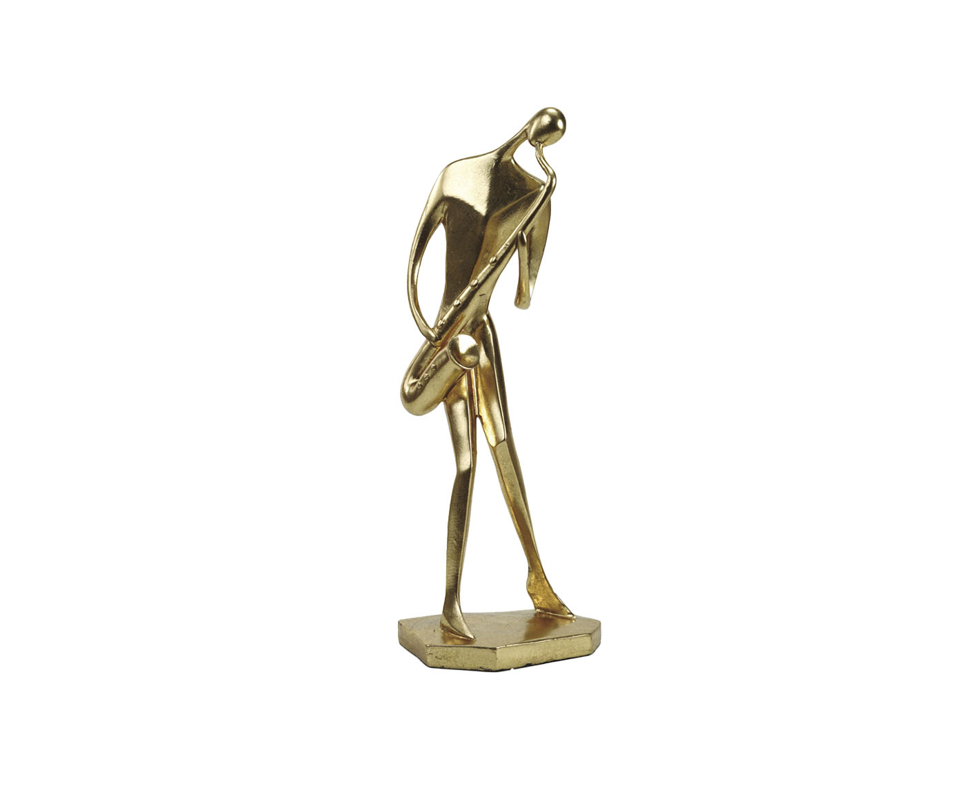Adorno Decorativo Sax Men Dourado image number 0