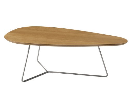 Mesa De Centro Cairo Laminado Castanho image number 0