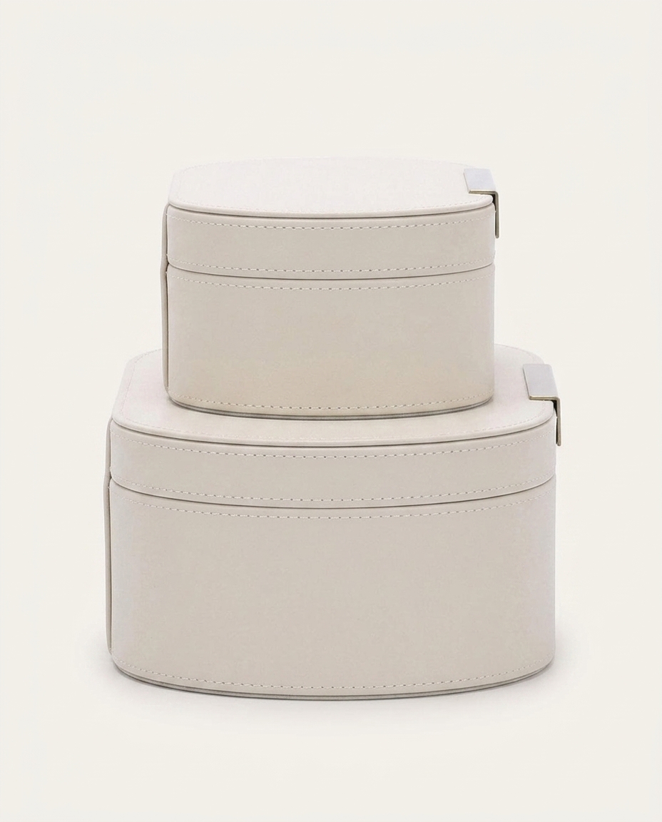 Jogo de Caixas Birigui Off White - image 1