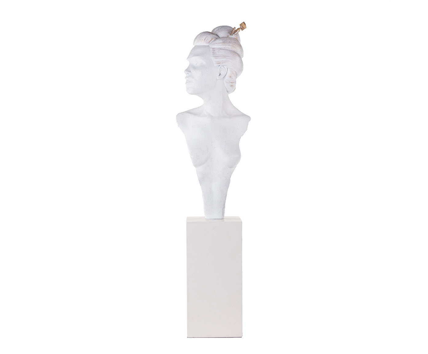 Adorno Gueixa com Base Bege - image 0