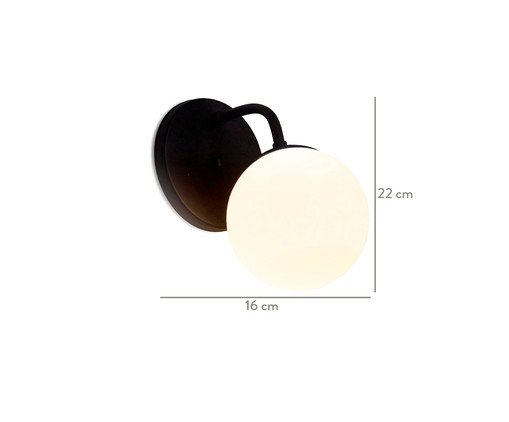 Arandela Pietro Preto - Bivolt image number 2