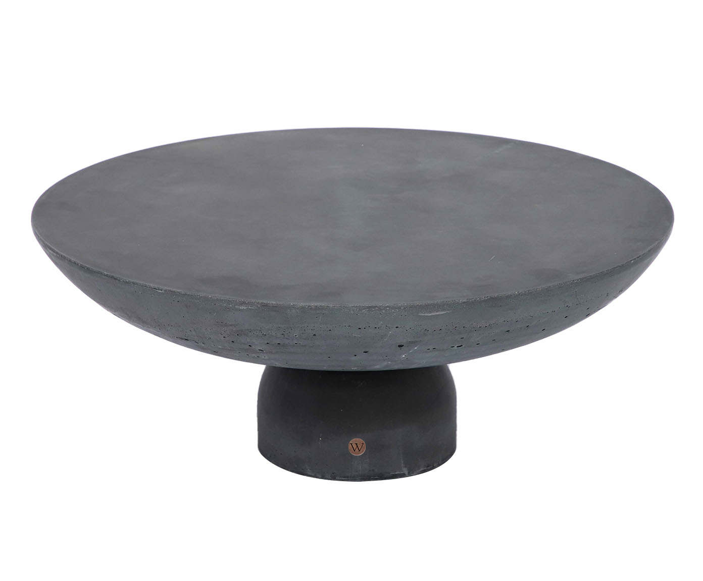 Mesa de Centro M&eacute;dia Brut em Concreto -  Cinza Escuro image number 4