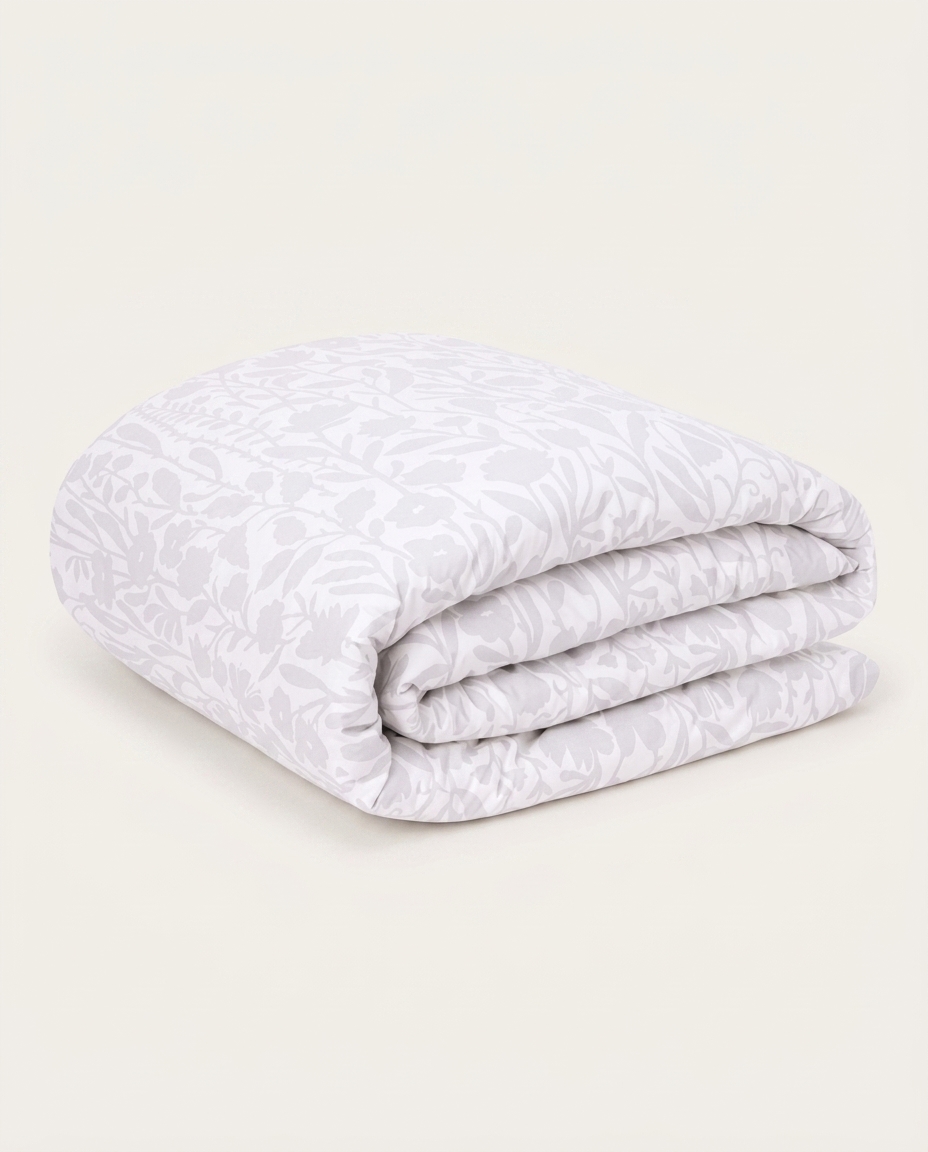 Duvet Floral Artsy Cinza 200 Fios image number 4