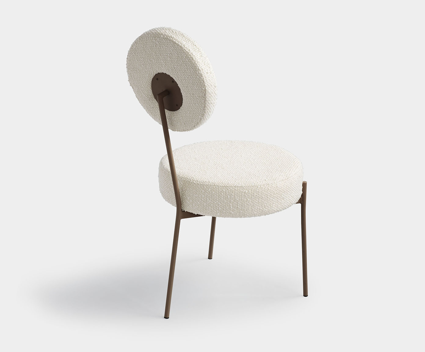 Cadeira Malmo - Boucl&eacute; Marrom image number 1