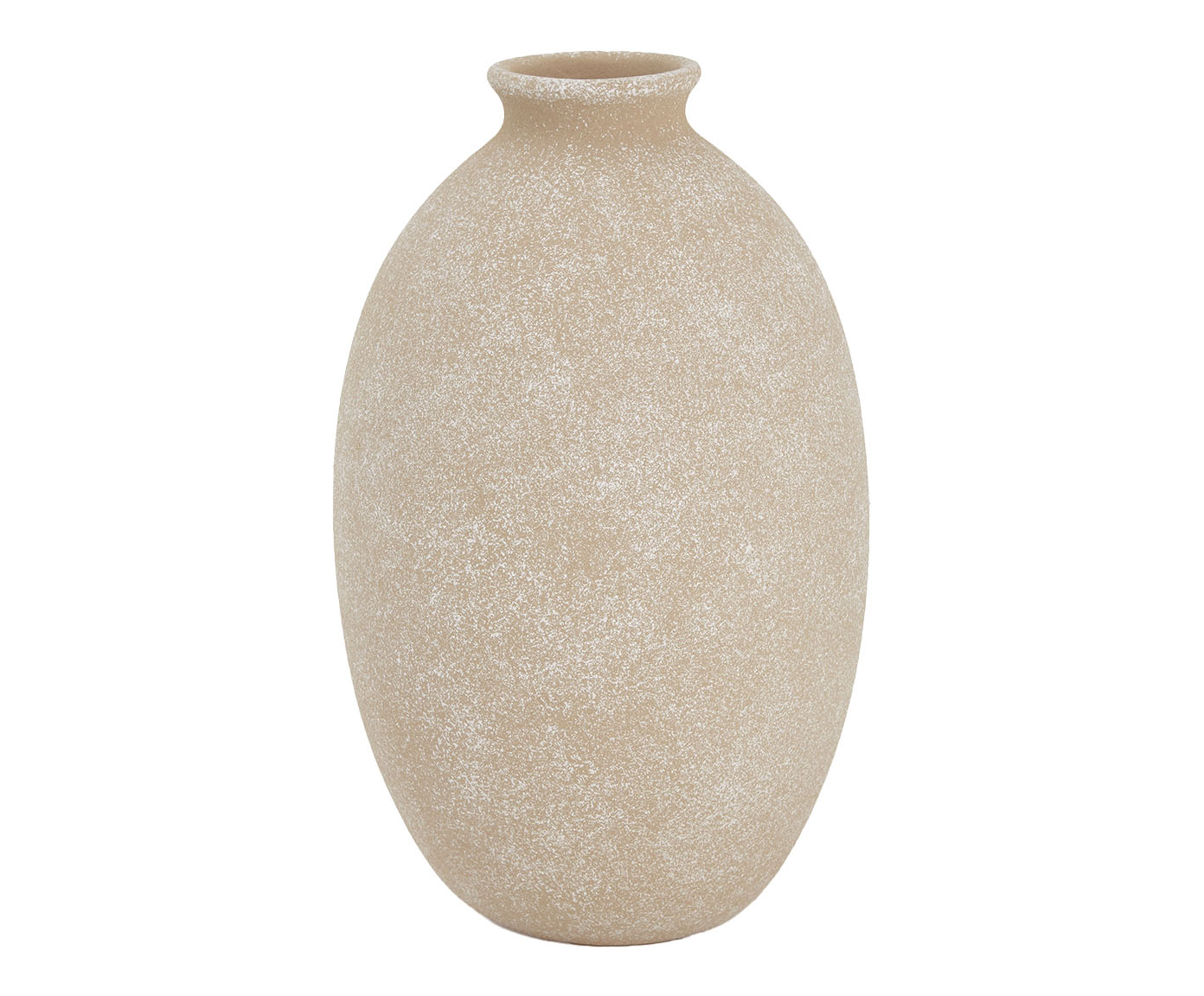 Vaso em Terracota M&eacute;dio Pag&atilde;o Bege image number 0