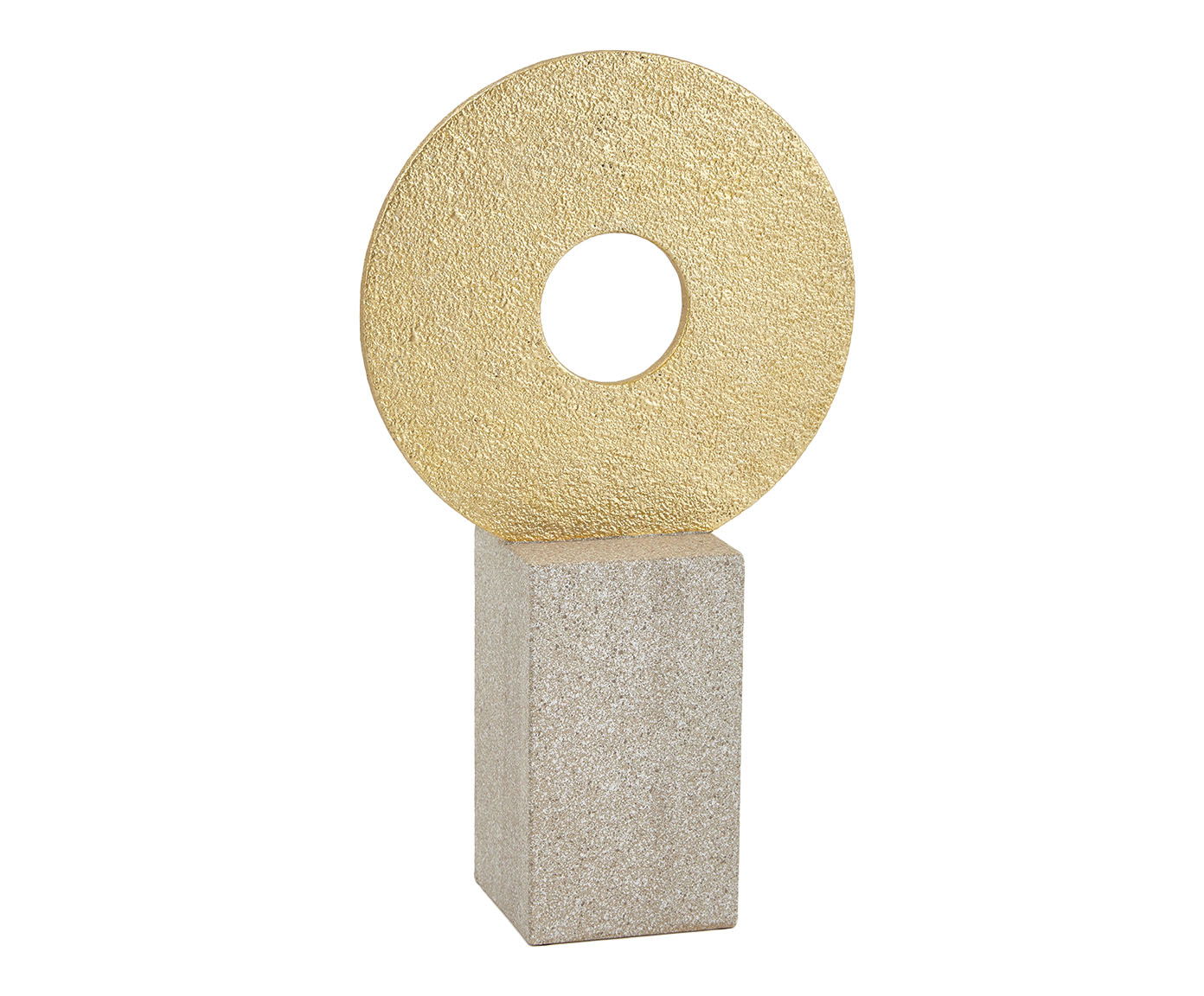 Adorno Decorativo Disco Dourado image number 0