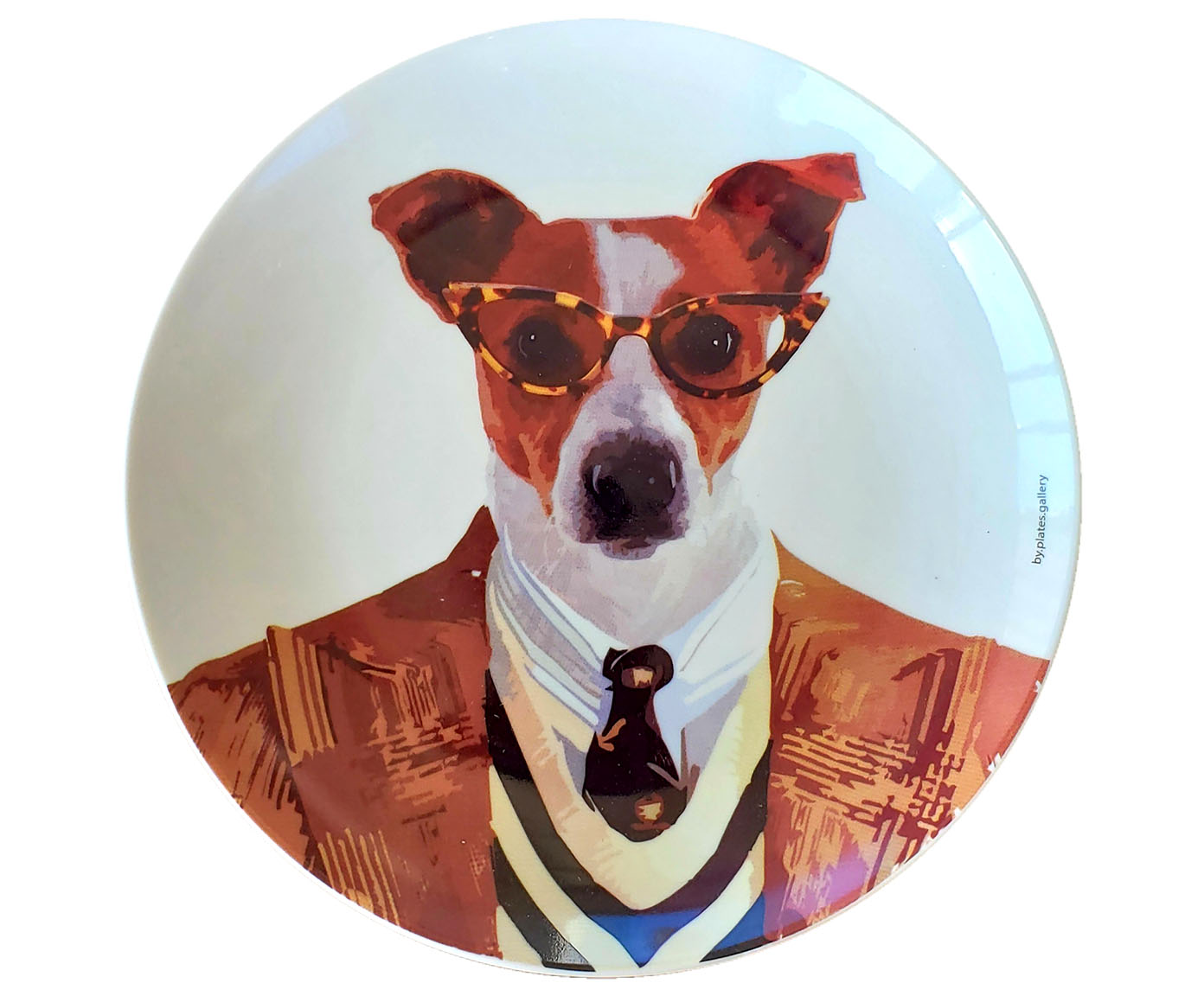 Prato de Porcelana Jack Russel Joaquim Fashion - image 0