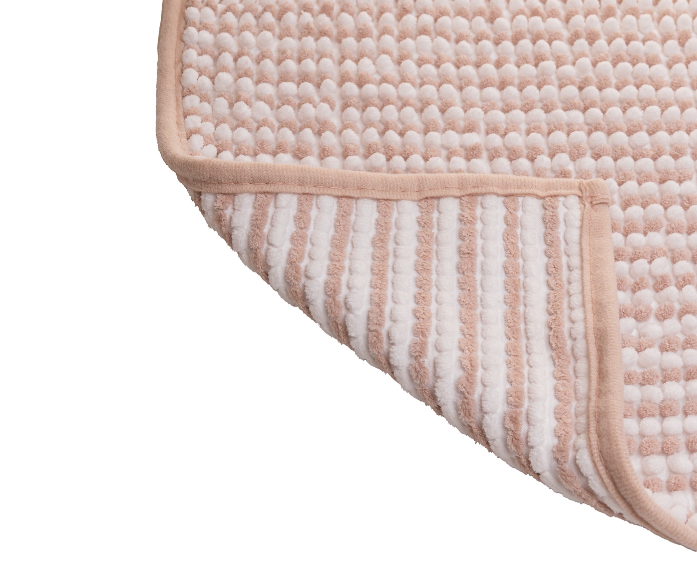 Tapete para Banheiro Comfort Branco e Bege Chenille image number 2