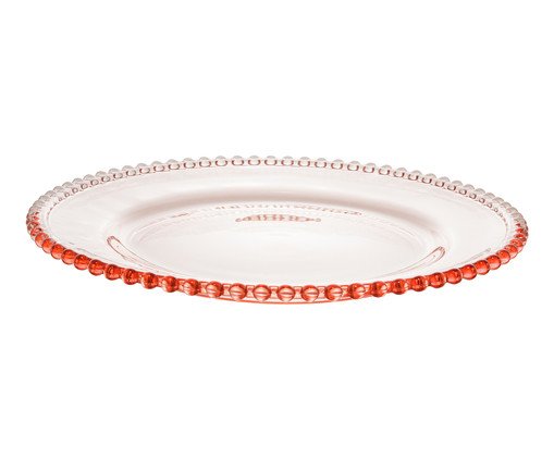 Prato de Sobremesa em Cristal Pearl image number 1