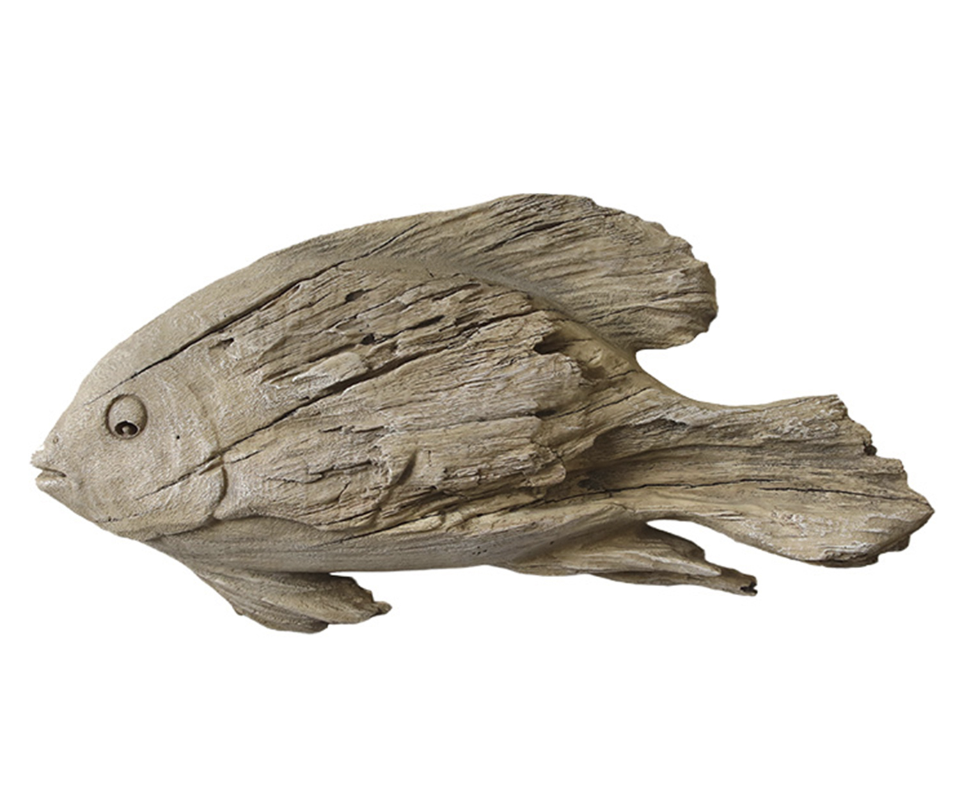 Adorno Decorativo de Peixe Pinna Marrom - image 0