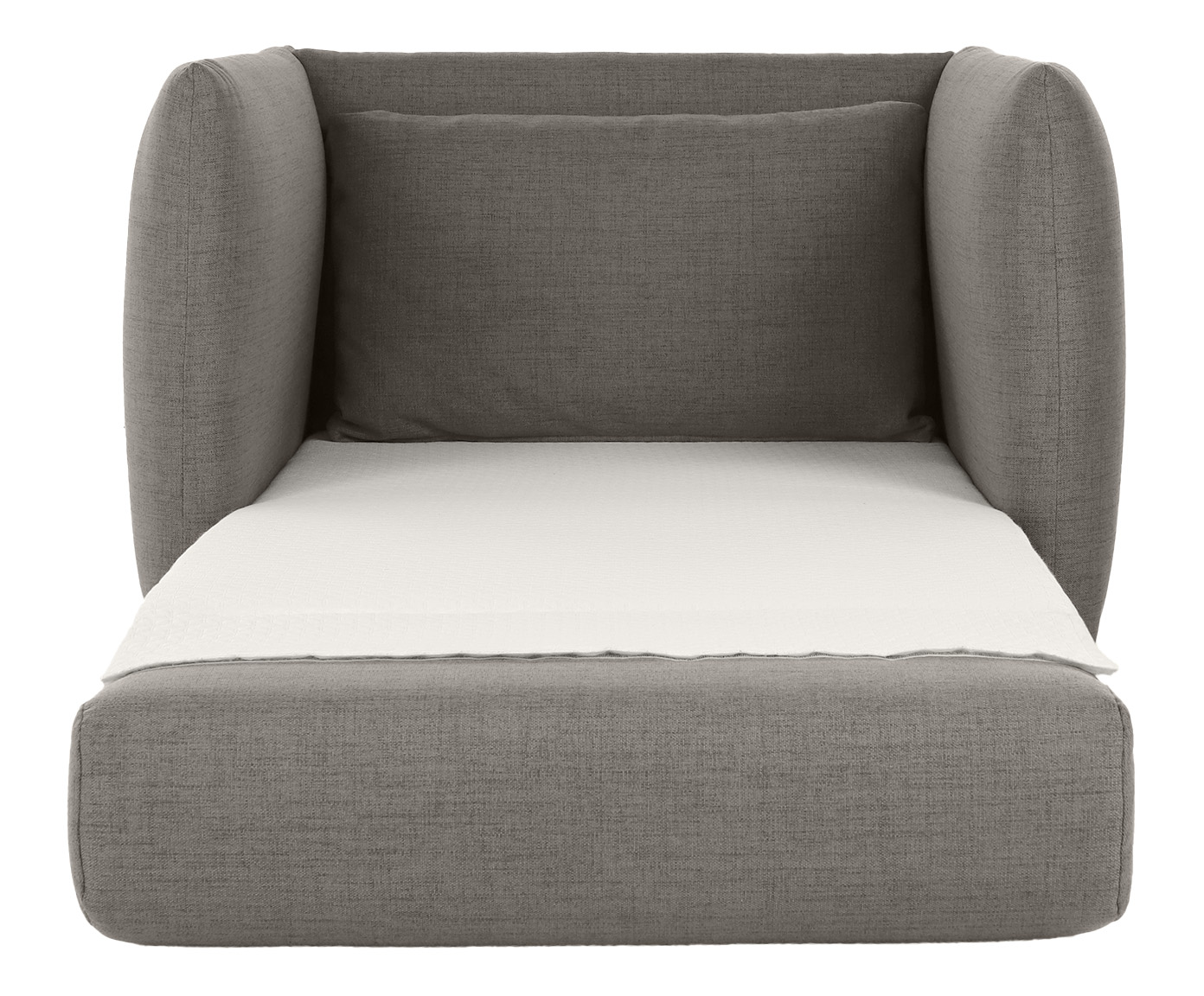 Poltrona Cama em Linh&atilde;o Luma Cinza image number 4