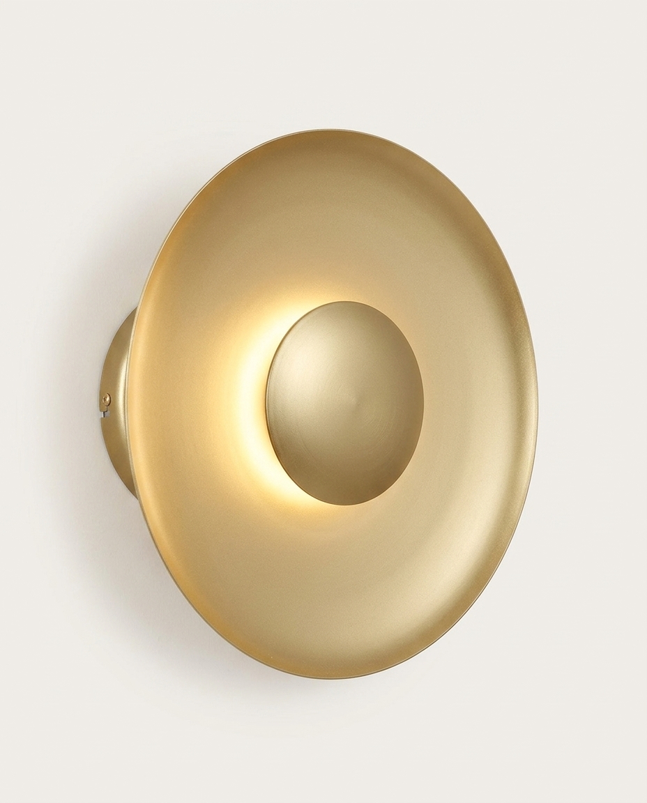 Arandela Led Dot Dourado Ono Bivolt - image 1