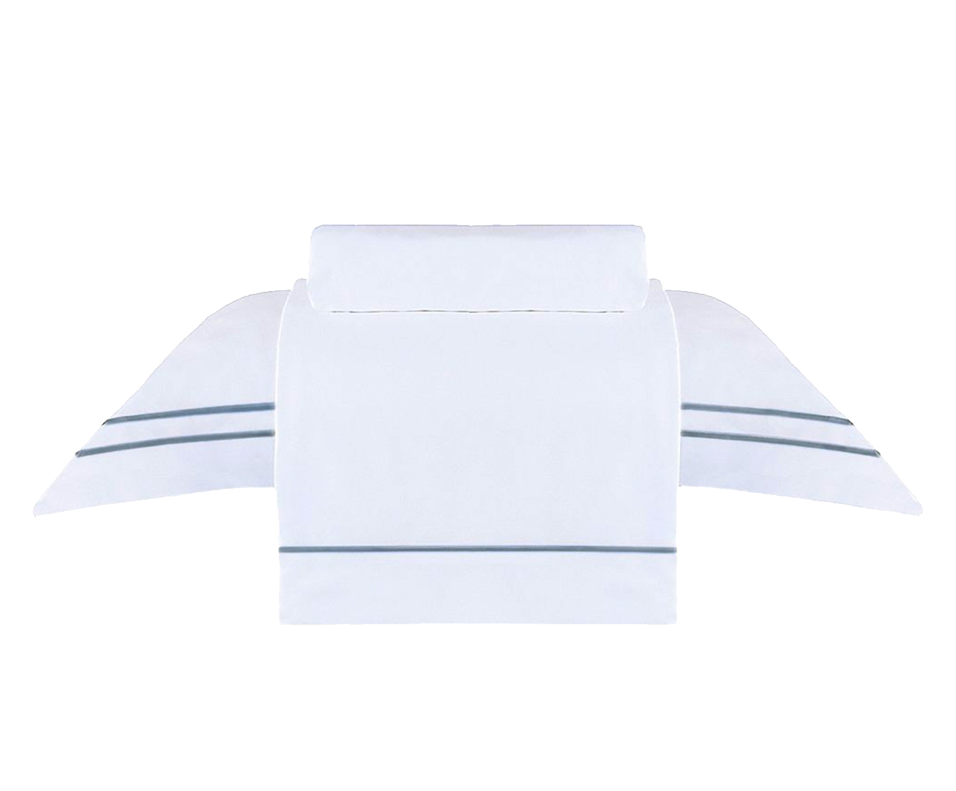 Jogo de Len&ccedil;ol Sublime Branco Azul Marinho image number 0