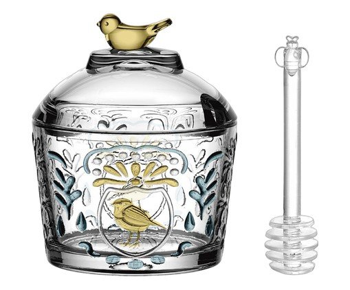 Meleira com Pegador em Cristal Ecol&oacute;gico Canary &Acirc;mbar - image 0