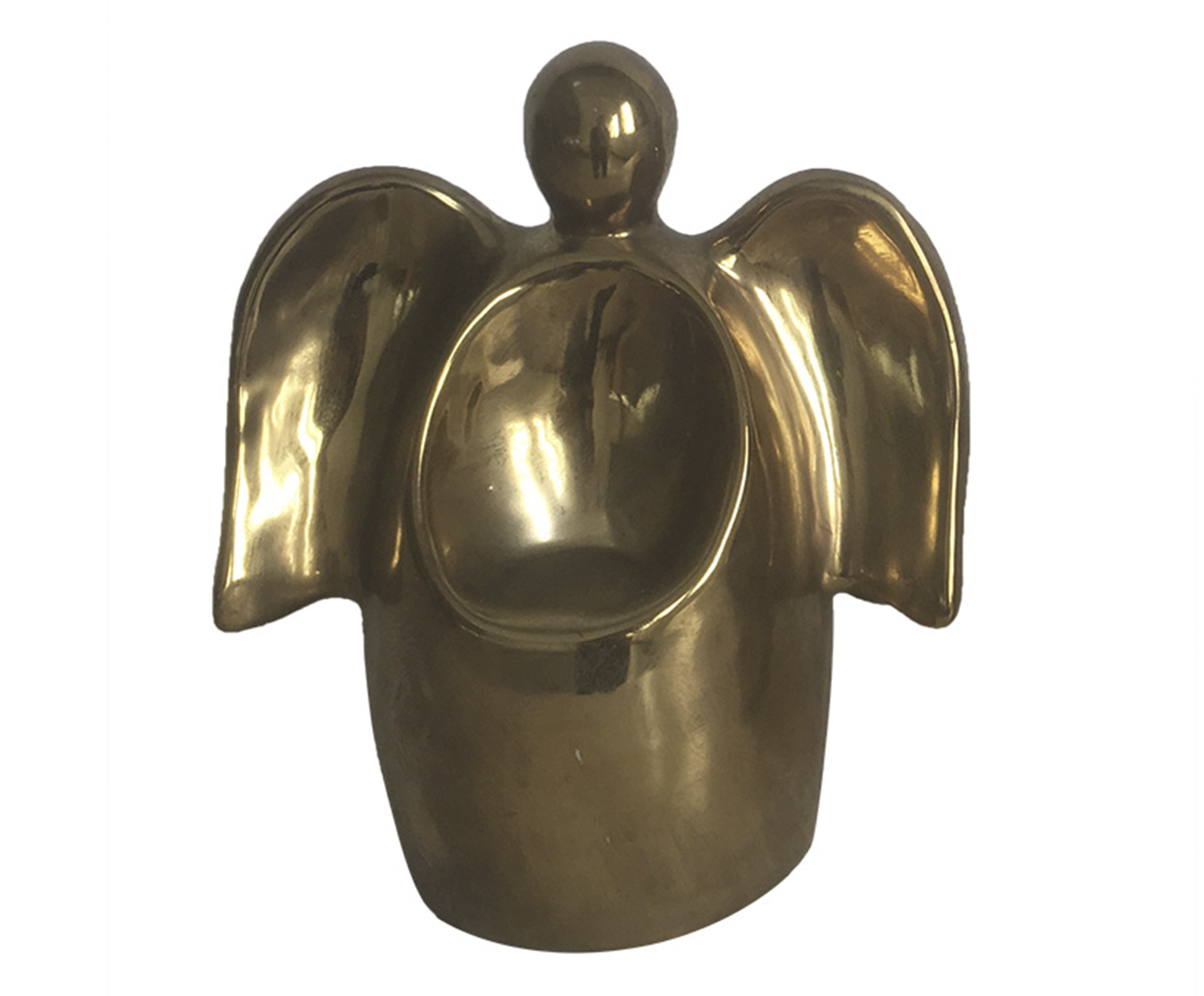 Adorno Decorativo de Anjo Ang&eacute;lique Dourado M&eacute;dio - image 0