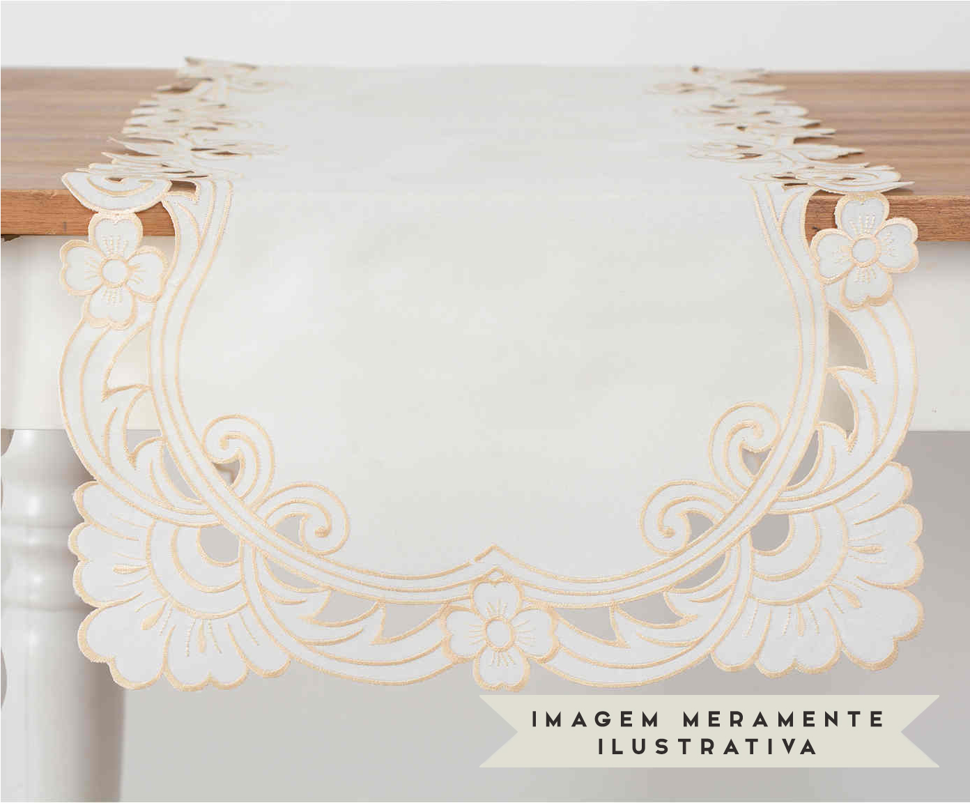 Caminho de Mesa Faith - Bege image number 1