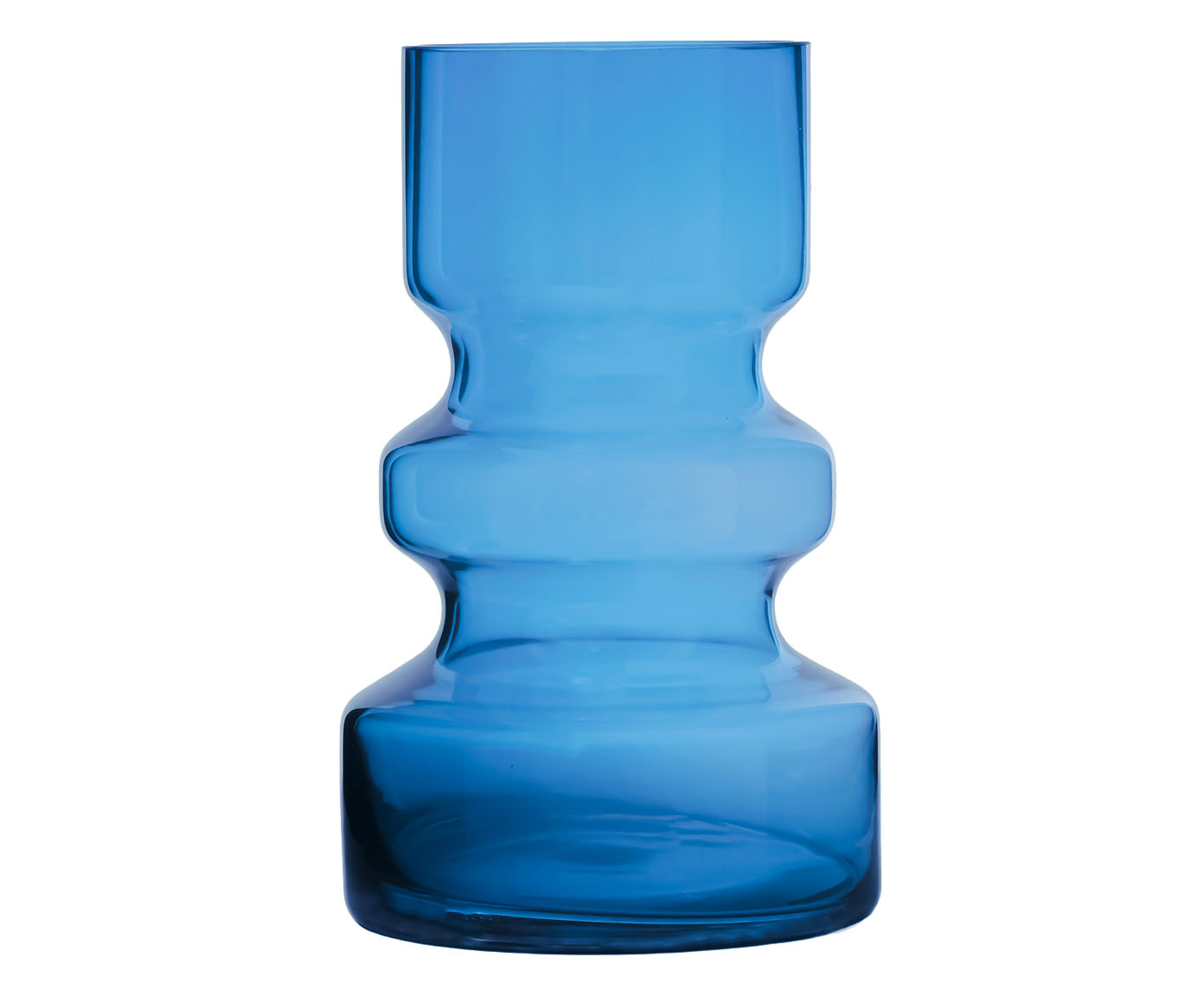 Vaso em Vidro Nanda II - Azul image number 0
