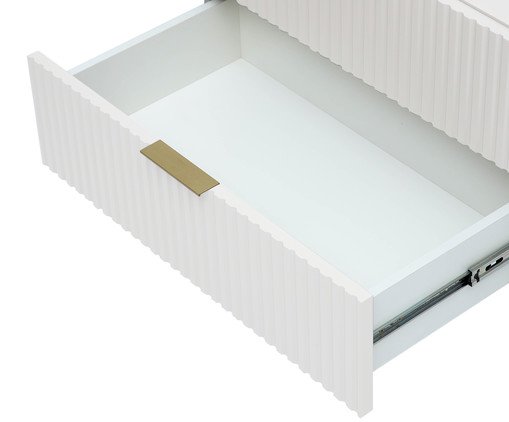 Mesa de Cabeceira Ondulada Maxi Branco image number 4