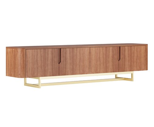Rack Flow Castando e Dourado image number 1