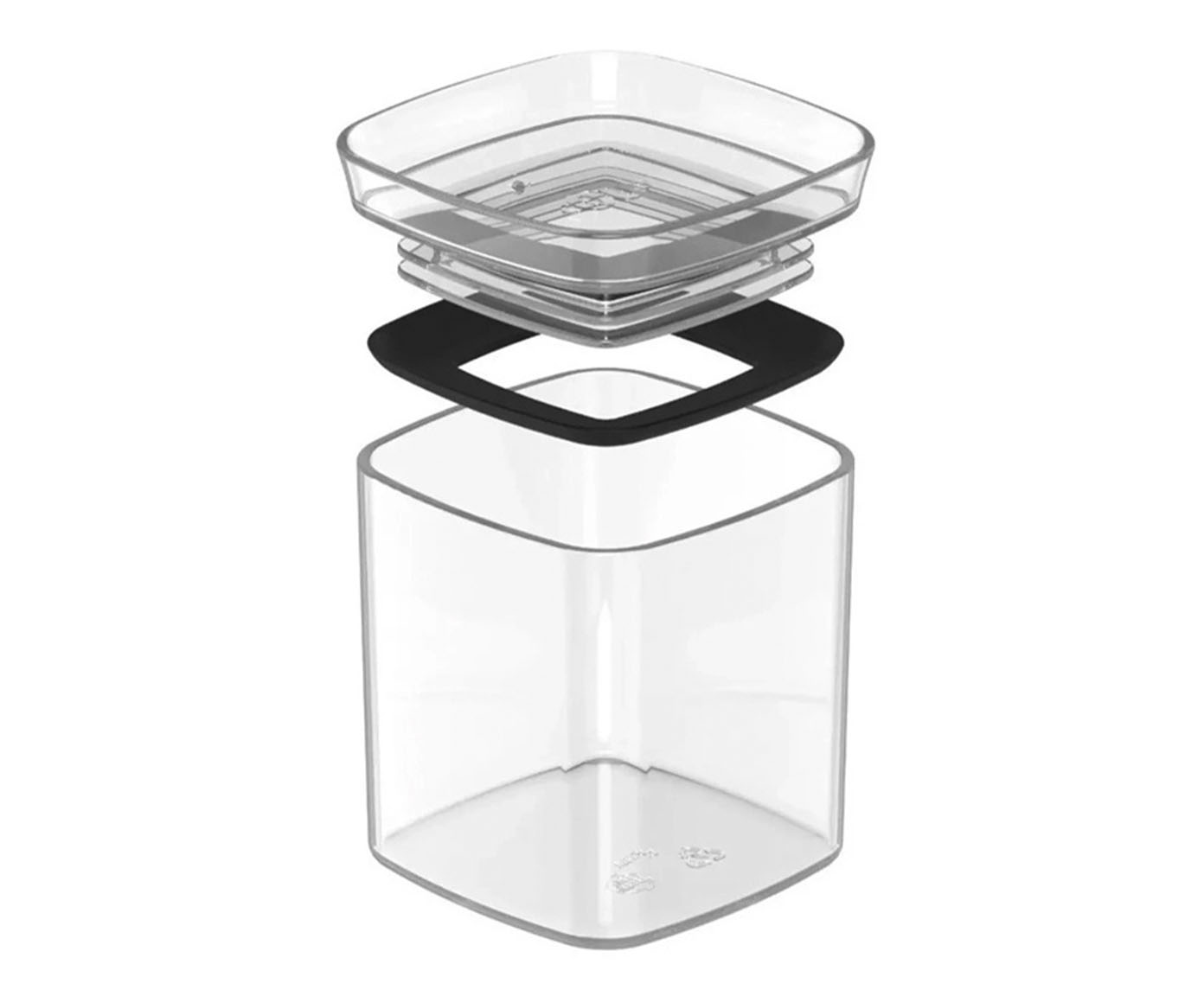 Organizador de Temperos Clear - Preto Fechado - image 1