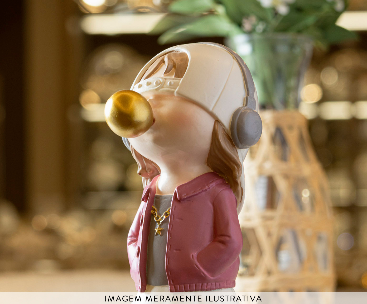 Figura Decorativa Candy Girl image number 1