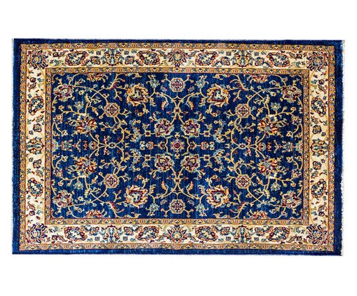 Tapete Kasakh Navy Bege - image 0