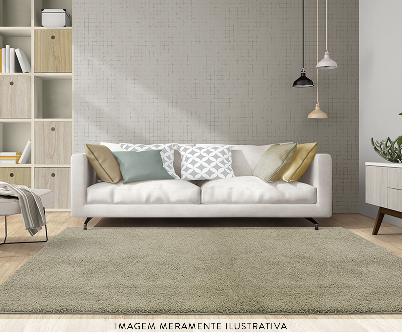 Passadeira Tufting Clemant Nori Verde image number 2