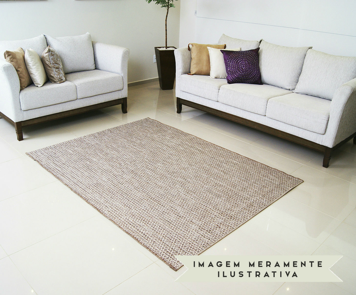 Tapete em Sisal Look L&iacute;rio image number 3