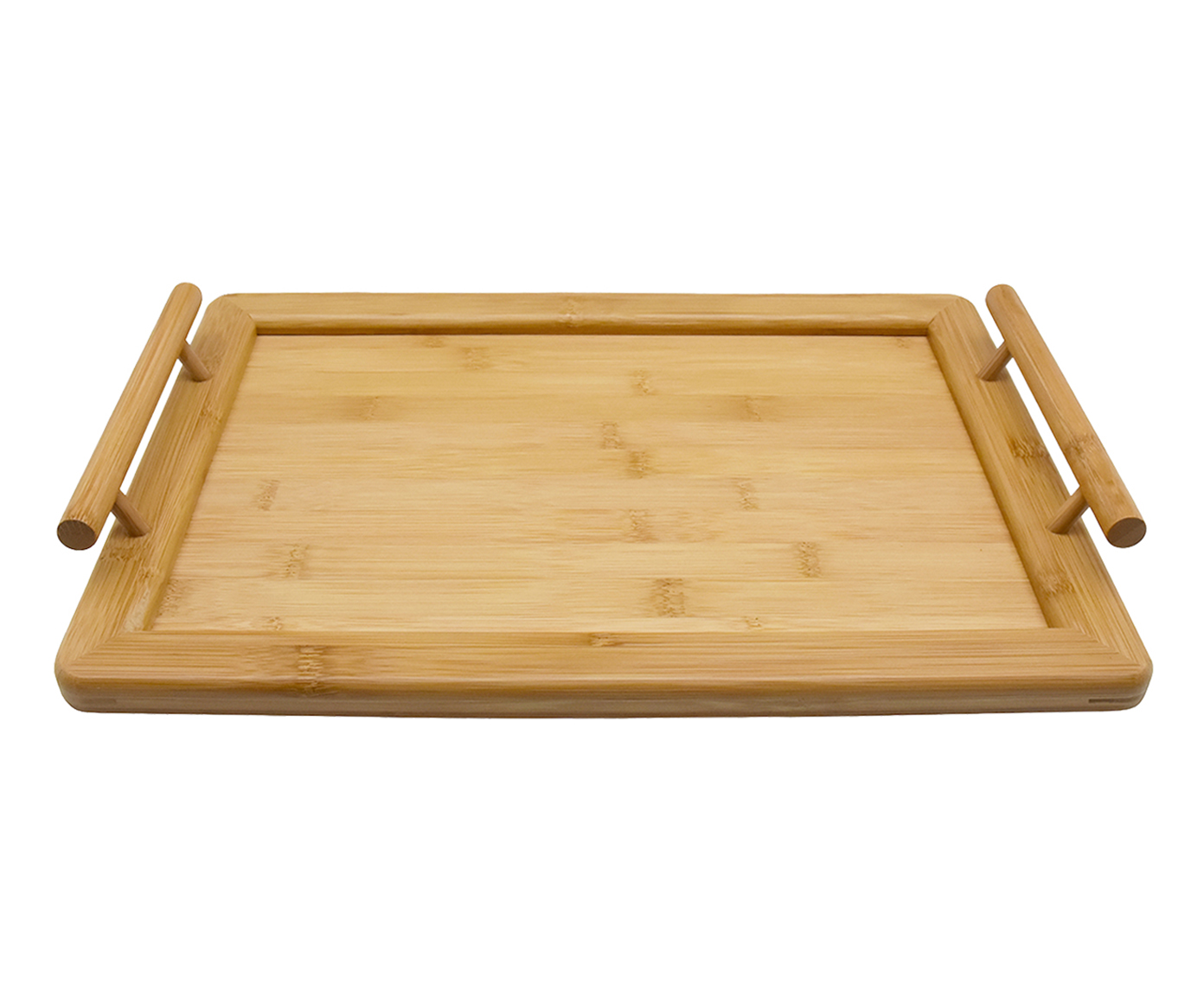 Bandeja Decorativa em Bambu Melian Marrom image number 0