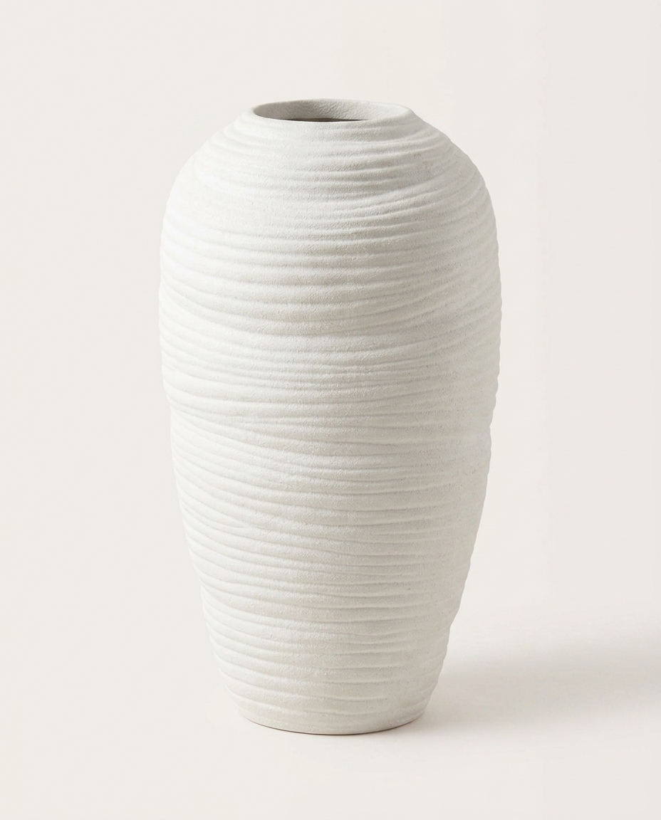 Vaso em Cer&acirc;mica Satete I - Off White image number 3